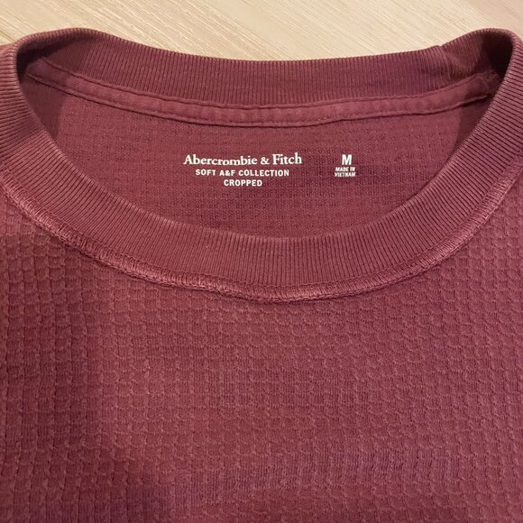 Abercrombie & Fitch Men's Long-Sleeve Classic Waffle Tee - Picture 2 of 2